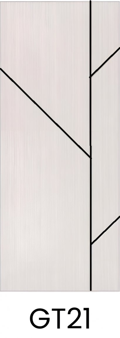 ประตู uPVC Green Plastwood สีลายไม้ รุ่น GT21