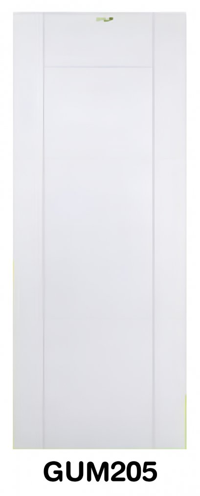 ประตู uPVC Green Plastwood เซาะร่อง สไตล์โมเดิร์น (Modern Series) รุ่น GUM205