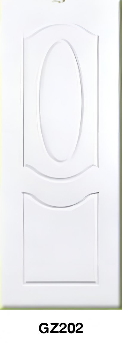 ประตู uPVC Green Plastwood ลายลูกฟักมาตรฐาน รุ่น GZ202