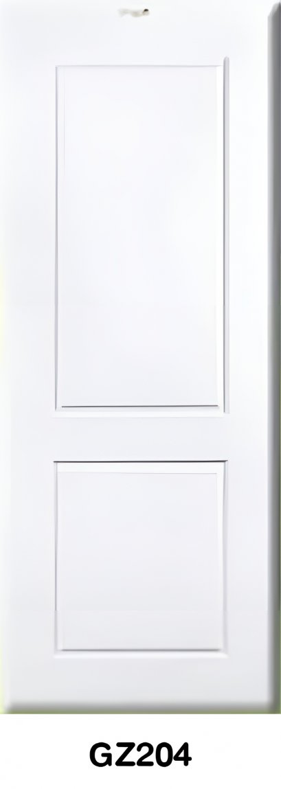 ประตู uPVC Green Plastwood ลายลูกฟักมาตรฐาน รุ่น GZ204