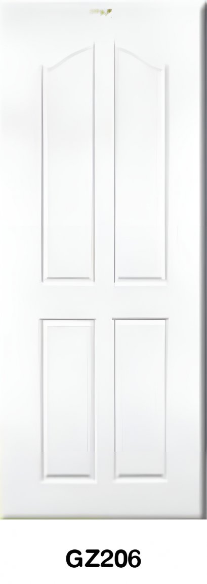 ประตู uPVC Green Plastwood ลายลูกฟักมาตรฐาน รุ่น GZ206