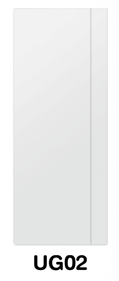 ประตู UPVC ภายนอก บานเรียบเซาะร่อง รหัส UG02