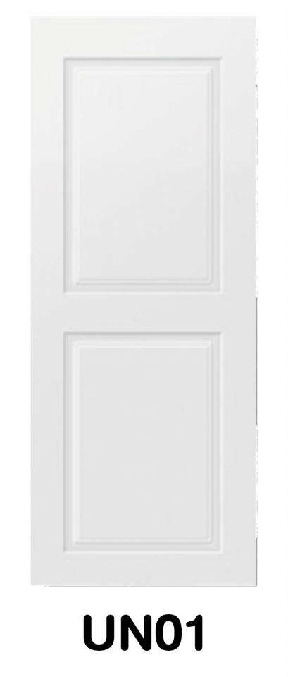 ประตู UPVC ภายนอก บานลูกฟักลายไม้ รหัส UN01