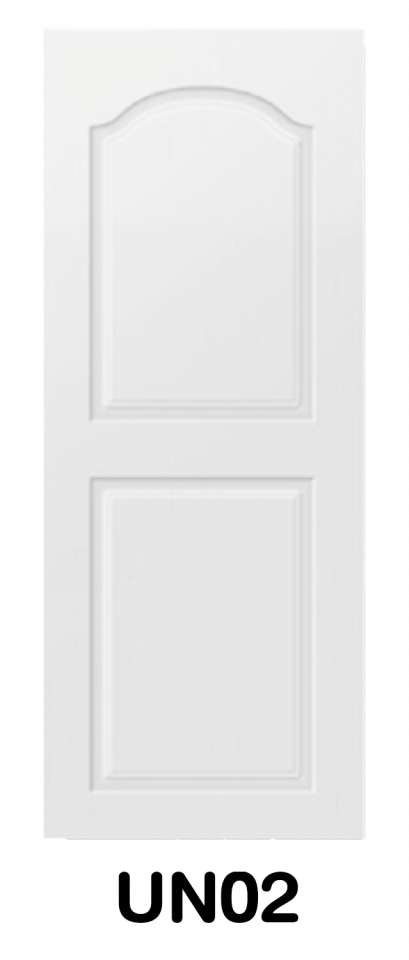 ประตู UPVC ภายนอก บานลูกฟักลายไม้ รหัส UN02