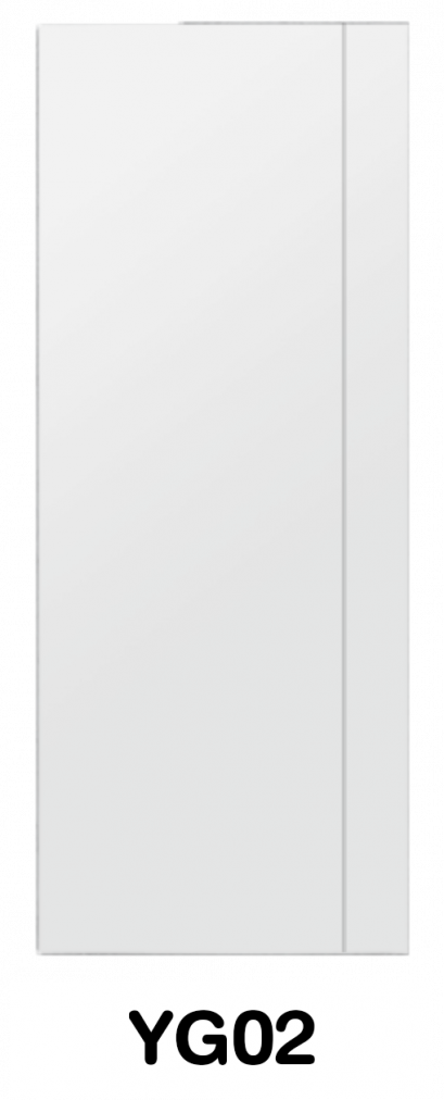 ประตู UPVC ภายใน บานเซาะร่อง รหัส YG02