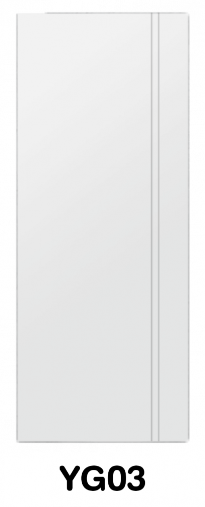 ประตู UPVC ภายใน บานเซาะร่อง รหัส YG03