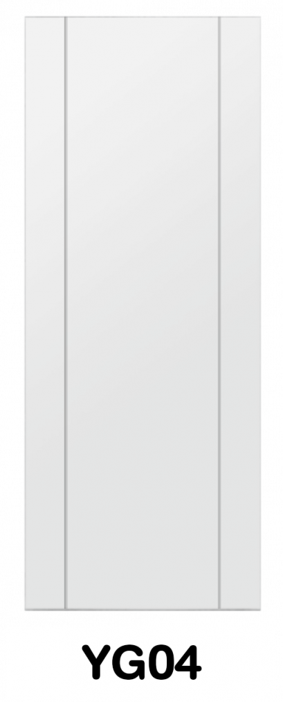 ประตู UPVC ภายใน บานเซาะร่อง รหัส YG04