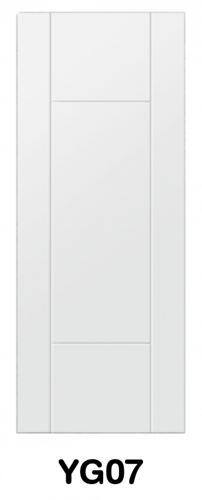 ประตู UPVC ภายใน บานเซาะร่อง รหัส YG07