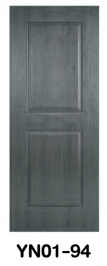 ประตู UPVC ภายใน บานลูกฟักลายไม้ ปิดผิวลามิเนตลายไม้ รหัส YN01-94