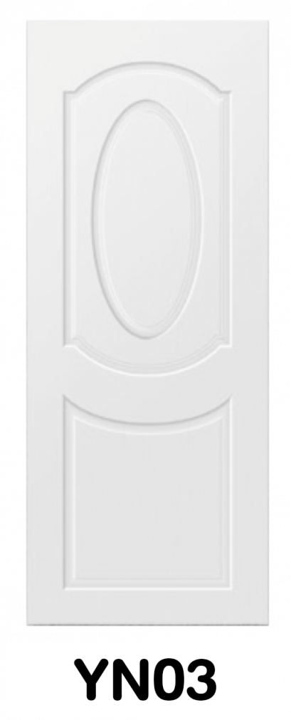 ประตู UPVC ภายใน บานลูกฟักลายไม้ รหัส YN03