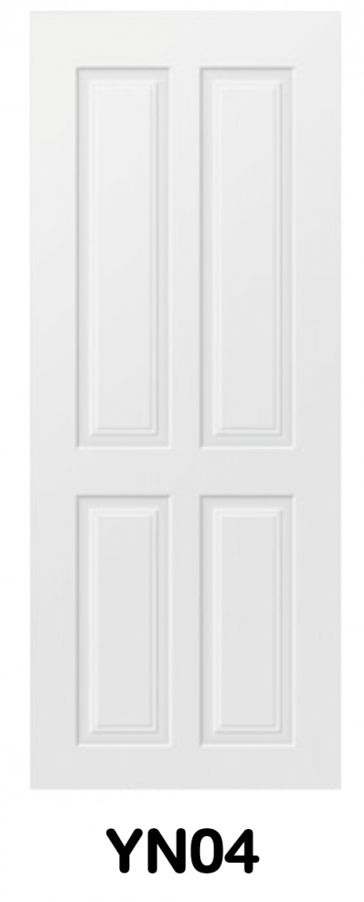 ประตู UPVC ภายใน บานลูกฟักลายไม้ รหัส YN04