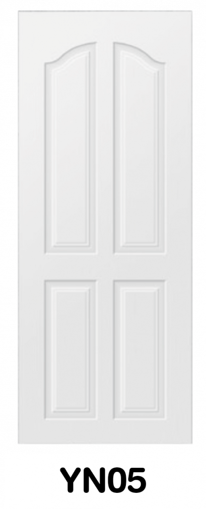 ประตู UPVC ภายใน บานลูกฟักลายไม้ รหัส YN05