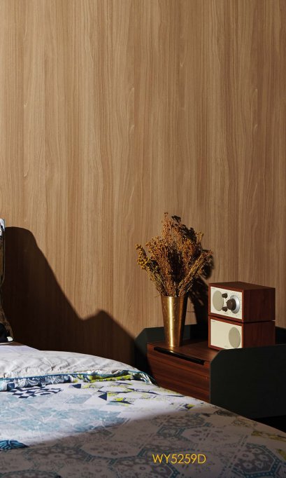 ประตูปิดผิวลามิเนตลายไม้ LT-WY5259D ขนาด 80x200 ซม.