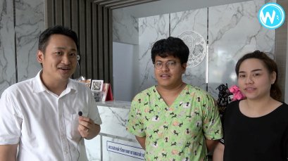 บทสัมภาษณ์ หมอพลอย กับการเลือกปูพื้นด้วยกระเบื้องลายไม้รุ่นคลิ๊กล็อก