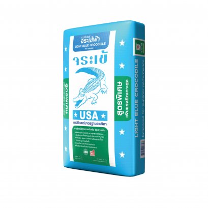 ปูนกาว กาวซีเมนต์ จระเข้ฟ้า สำหรับปูกระเบื้อง ขนาดสูงสุด 60x60 ซม. ราคาถูก