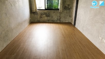 ปูพื้นกระเบื้องยางคลิ๊กล็อกบนพื้นที่ไม่เรียบแบบไม้ต้องปรับพื้น