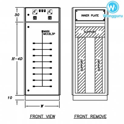 ตู้ MDB ตู้สวิทซ์บอร์ด TYPE A. (MAIN DISTRIBUTION BOARD)