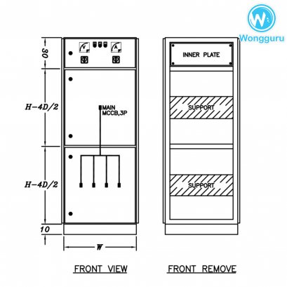 ตู้ MDB ตู้สวิทซ์บอร์ด TYPE B. (MAIN DISTRIBUTION BOARD)