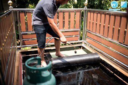 แผ่นเมมเบรนกันซึมบิทูเทน (Bituthane membrane) กับงานกันซึมขนาดเล็ก