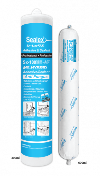 ซีลแลนท์ ยาแนว เอ็มเอส Sx-100MS AF แบบหลอดบรรจุ 380 มล.