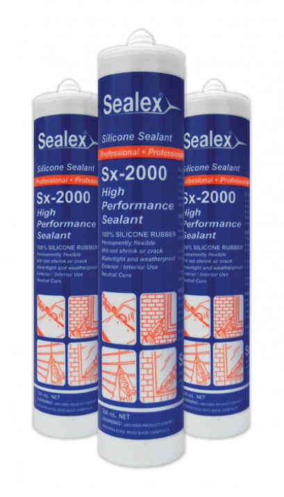 ซีลแลนท์ ยาแนว ซิลิโคน Sx-2000 แบบหลอดบรรจุ 300 มล.