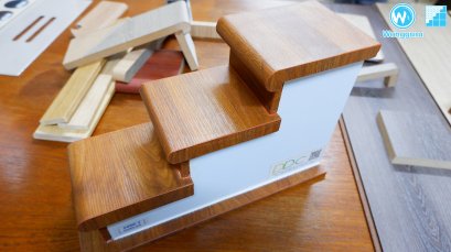 เยี่ยมชมโรงงานผลิตลูกนอนบันไดเคลือบผิวลามิเนต