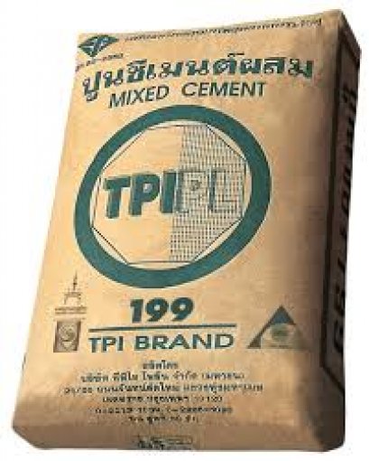 ปูนซีเมนต์ผสม ตราทีพีไอ 199 ถุง 50 กก.