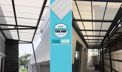 คูลรูฟ (COOL ROOF) แผ่นหลังคาโปร่งแสงกันร้อน สะท้อนยูวี