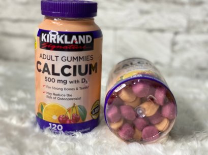 Kirkland Calcium 500mg with D3 Adult Gummies  (120Gummies)