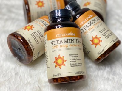 NatureWise Vitamin D3 125mcg  (5,000 IU)  360 Softgels