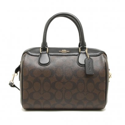 กระเป๋าถือ COACH แท้ ทรงหมอน Coated canvas