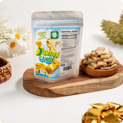 ลูกอมทุเรียนห่อสีทอง 100 กรัม