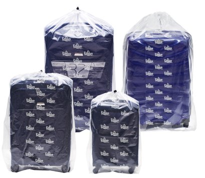 ถุงพลาสติกสำหรับเก็บกระเป๋าเดินทางหรืออื่น ๆ  4 ขนาด/ชุด (S, M, L, XL)