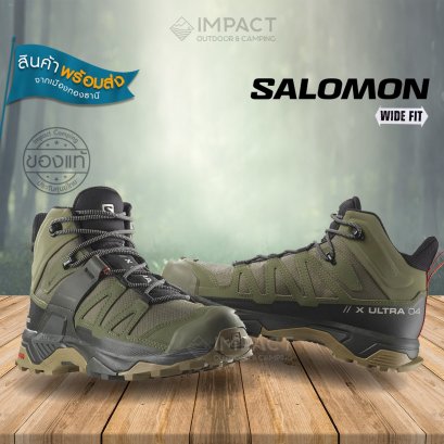 SALOMON รองเท้าเดินป่าผู้ชาย SHOES X ULTRA 4 MID WIDE GTX