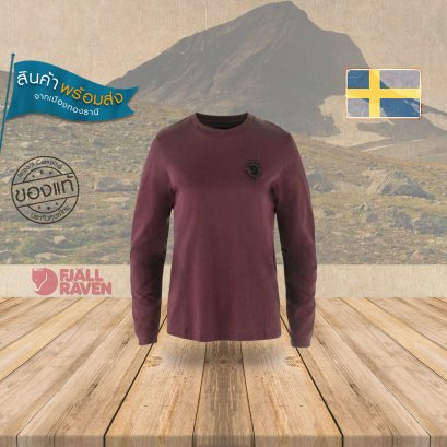 Fjallraven เสื้อยืดเดินป่าผู้หญิงแขนยาว 1960 Logo T-shirt LS W Port