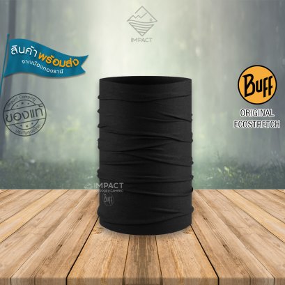 BUFF ผ้าบัฟ เดินป่า Original Ecostretch Solid Black