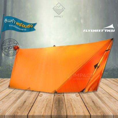[ผ้าใหม่ !] Flysheetthai ทาร์ปสำหรับเปล เดินป่า 20D Ripstop Hexa