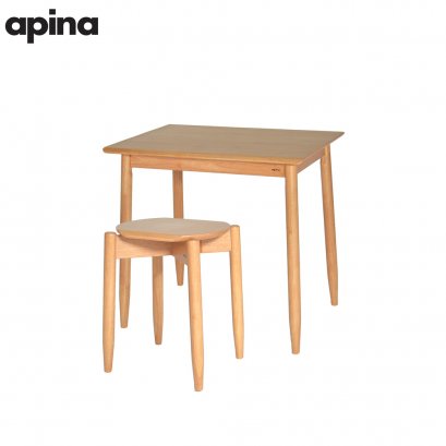 URO 80 Table + URO Stool Wood Seat / 1