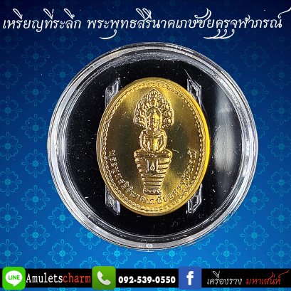 เหรียญที่ระลึก พระพุทธสิรินาคเภษัชยคุรุจุฬาภรณ์(เหรียญพระพุทธโอสถ) พ.ศ. 2558 เพื่อถวายเป็นพระราชกุศล