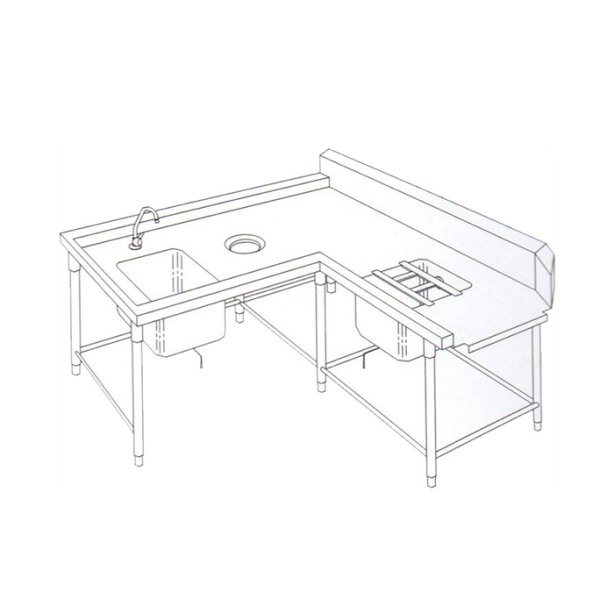 โต๊ะหลุม ทางเข้าเครื่องล้างจาน (11)