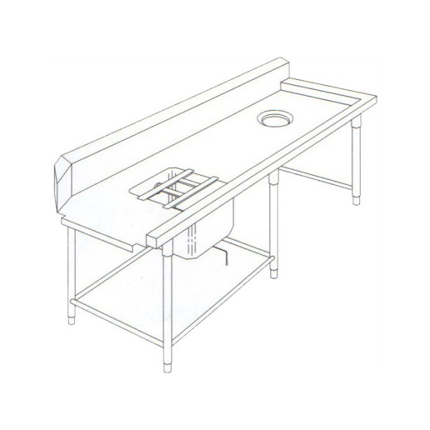 โต๊ะหลุม ทางเข้าเครื่องล้างจาน (5)