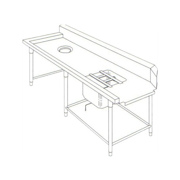 โต๊ะหลุม ทางเข้าเครื่องล้างจาน (6)
