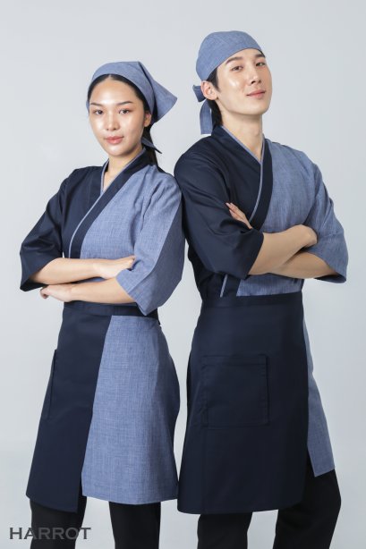 Dark Blue-Osaka Blue URBAN Apron (FSA0193)