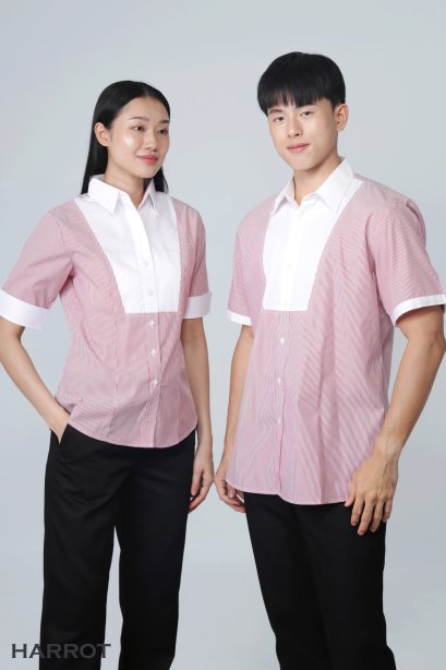 Red Stripe Euro Waiter &amp; Waitress shirt