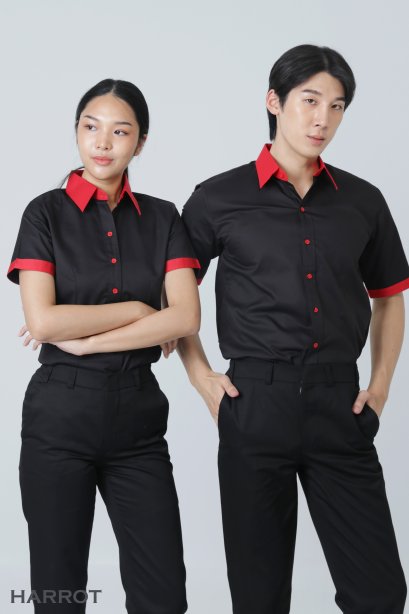 Red-Black Waiter &amp; Waitress shirt
