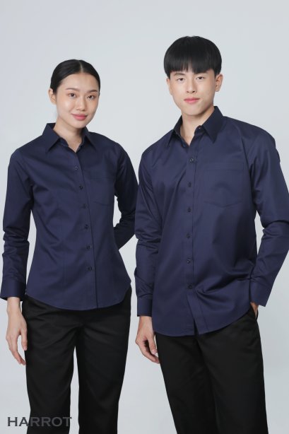 Dark Blue Long Sleeve Shirt