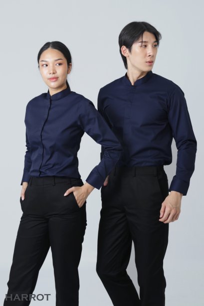 Dark Blue Long Sleeve Shirt