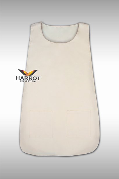 ผ้ากันเปื้อน ผ้ากันเปื้อนเชฟ ผ้ากันเปื้อนพ่อครัว ผ้ากันเปื้อนกุ๊ก ผ้ากันเปื้อนเสิร์ฟ เอี๊ยม สีครีม (FSA0501)