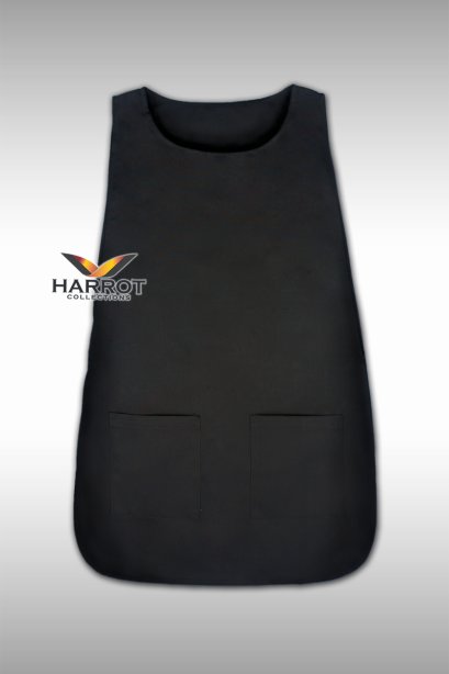 ผ้ากันเปื้อน ผ้ากันเปื้อนเชฟ ผ้ากันเปื้อนพ่อครัว ผ้ากันเปื้อนกุ๊ก ผ้ากันเปื้อนเสิร์ฟ เอี๊ยม สีดำ (FSA0502)