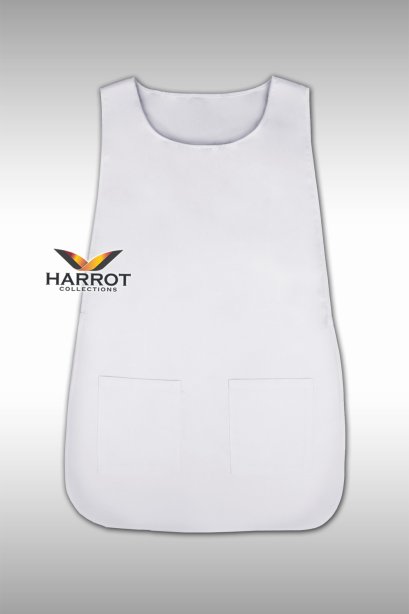 ผ้ากันเปื้อน ผ้ากันเปื้อนเชฟ ผ้ากันเปื้อนพ่อครัว ผ้ากันเปื้อนกุ๊ก ผ้ากันเปื้อนเสิร์ฟ เอี๊ยม สีขาว (FSA0504)